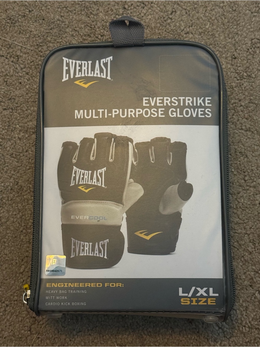 EVERLAST EVERSTRIKE SERIES MULTI-PURPOSE GLOVES SIZE MEDIUM/LARGE FOR BOXING/MMA